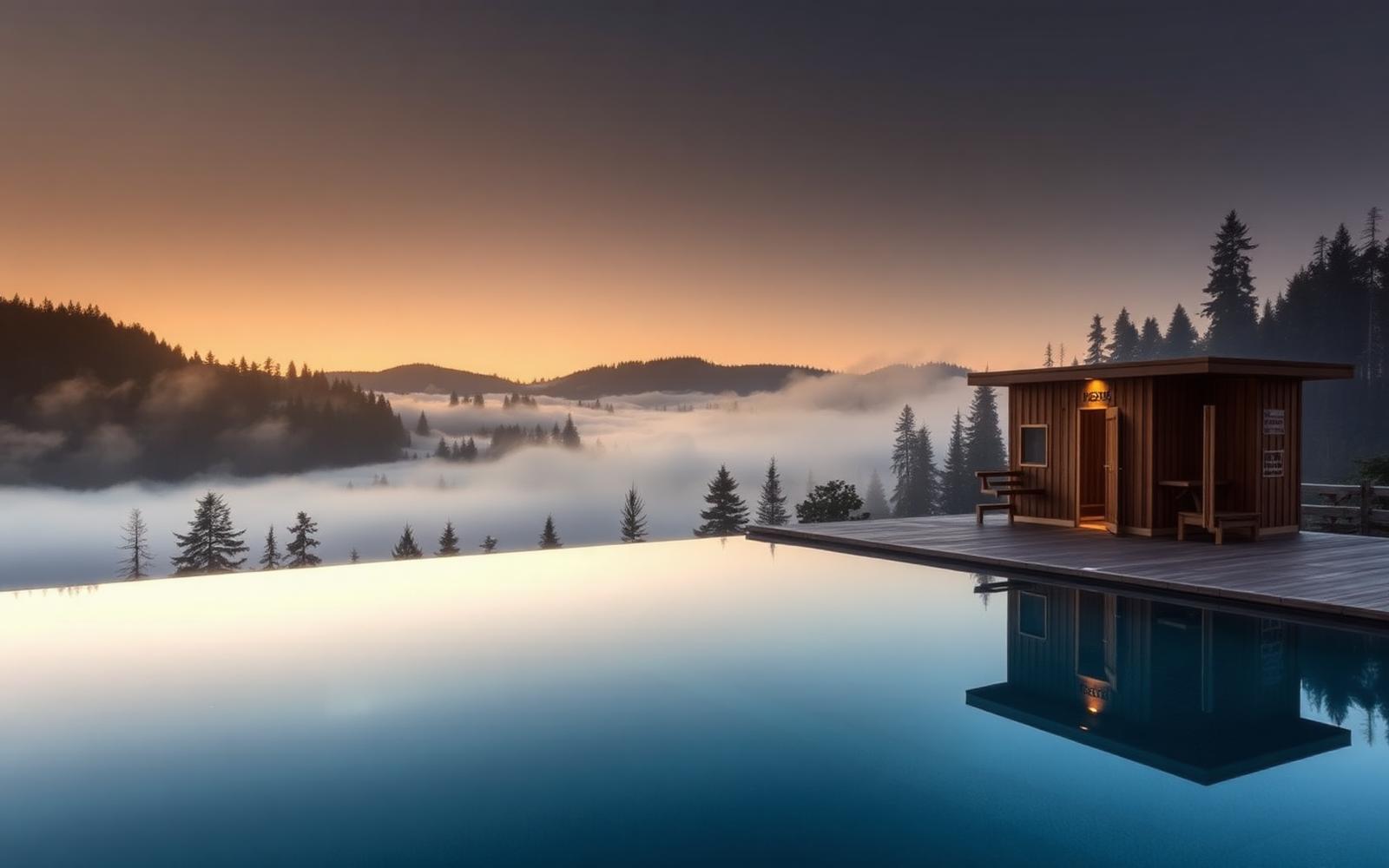 Hotel con spa y piscina infinita frente a los Vosgos